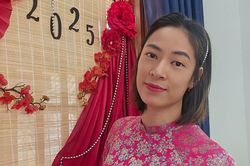 Tuyển thủ bóng chuyền nữ Việt Nam có hành động đặc biệt đúng ngày mùng 1 tết Ất Tỵ