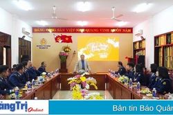 Quyền Chủ tịch UBND tỉnh Hà Sỹ Đồng thăm, chúc Tết Cục QLTT tỉnh, Đài PT - TH tỉnh Quảng Trị