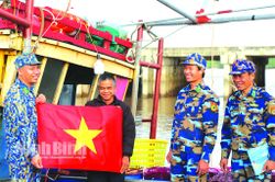Tết của lính Biên phòng Kim Sơn