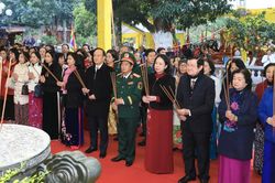 Phó Chủ tịch nước Võ Thị Ánh Xuân dự khai mạc Lễ hội đền Hai Bà Trưng