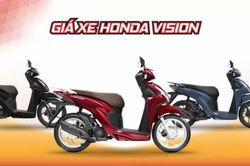 Giá xe Vision 2024 mới nhất tháng 2/2025