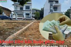4 khoản tiền bắt buộc phải nộp khi chuyển mục đích sang đất ở năm 2025