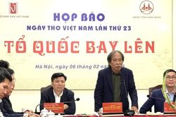 Ngày Thơ Việt Nam năm 2025 có chủ đề 'Tổ quốc bay lên' sẽ diễn ra tại Ninh Bình