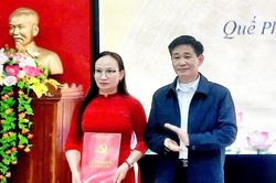 Đồng chí Lô Thị Nguyệt giữ chức vụ Chủ nhiệm Ủy ban kiểm tra Huyện ủy Quế Phong