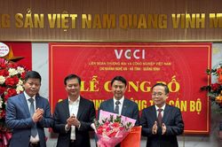 Công bố quyết định bổ nhiệm Phó Giám đốc VCCI Chi nhánh Nghệ An - Hà Tĩnh - Quảng Bình