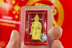 Giá vàng bắt đầu tăng ngay giờ mở cửa ngày vía Thần Tài