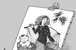 Ngồi xuống rồi vẽ…