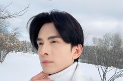 Hồ Quỳnh Hương nhún nhảy gây chú ý, Đan Trường tạo dáng giữa tuyết trắng ở Mỹ