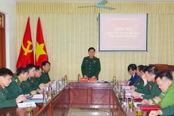 Bộ Chỉ huy Quân sự tỉnh Nghệ An kiểm tra công tác giao, nhận quân