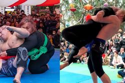 Cô gái 130 kg thắng nhà vô địch Jiujitsu Việt Nam, đối đầu cả đô vật nước ngoài ở hội làng là ai?