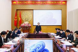 Ban Thường vụ Tỉnh ủy cho ý kiến vào một số nội dung quan trọng