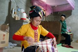 Nông dân miền Tây Nghệ An tạo màu hữu cơ phục vụ sản xuất xanh