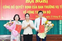 Bổ nhiệm nữ Trưởng Ban Nội chính Tỉnh ủy, giao nhân sự phụ trách Văn phòng Tỉnh ủy