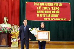 Truy tặng danh hiệu vinh dự Nhà nước 'Bà mẹ Việt Nam anh hùng'