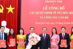Thành phố Vinh hợp nhất Ban Tuyên giáo với Ban Dân vận Thành ủy
