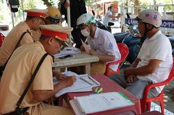 Tăng cường xử lý học sinh vi phạm giao thông
