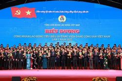 Biểu dương 95 người lao động tiêu biểu là đảng viên