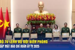 Bộ tư lệnh Bộ đội Biên phòng gặp mặt báo chí Xuân Ất Tỵ 2025