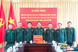 Bộ Quốc phòng kiểm tra công tác 1389 tại BĐBP thành phố Huế