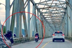 Nhiều phương tiện đi sai làn đường trên cầu Bến Thủy 1