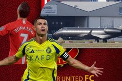 Chuyên cơ hơn nghìn tỷ của Ronaldo 'nằm lì' tại Manchester làm dấy lên những tin đồn về CR7