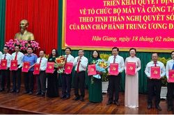 Hậu Giang: Giám đốc Sở Xây dựng giữ chức Phó Bí thư Đảng ủy chuyên trách