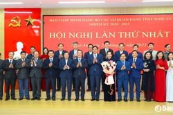 Đảng bộ các cơ quan Đảng tỉnh Nghệ An tổ chức Hội nghị lần thứ nhất