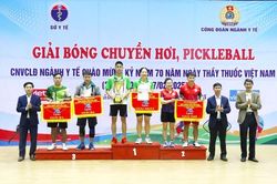Giải bóng chuyền hơi, pickleball ngành Y tế