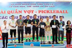 Bế mạc Giải quần vợt - pickleball các Câu lạc bộ tỉnh Sơn La năm 2025