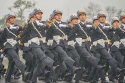 1.000 chiến sĩ lần đầu hợp luyện diễu binh kỷ niệm 50 năm Giải phóng miền Nam