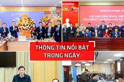 Nghệ An: Thông tin nổi bật ngày 26/2
