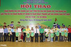 Khoảng 200 vận động viên tham gia hội thao Hội Nông dân tỉnh