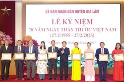 Huyện Gia Lâm kỷ niệm 70 năm Ngày Thầy thuốc Việt Nam