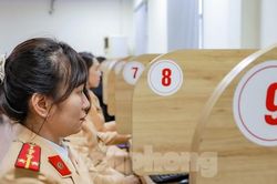 Cận cảnh CSGT Hà Nội tập huấn nghiệp vụ sát hạch, cấp giấy phép lái xe