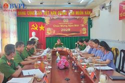 VKSND huyện Gò Quao họp liên ngành giải quyết án