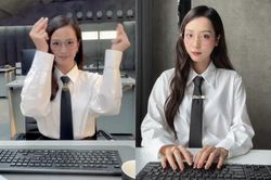 Giới trẻ mê mẩn tạo hình nhân viên công sở của Jisoo (Blackpink)