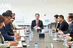 Bí thư Thành ủy Nguyễn Văn Quảng làm việc với Ban Lãnh đạo Dubai CommerCity và Công ty luật Habib Al Mulla & Partners