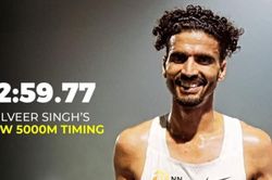 Chân chạy Ấn Độ lập kỷ lục châu Á ở cự li 5000m, thành tích vượt xa HCV Olympic