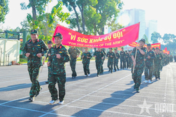 Bộ tư lệnh TP Hồ Chí Minh hưởng ứng Ngày chạy thể thao CISM