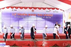 Thi công đường dây 500kV Lào Cai - Vĩnh Yên, đoạn tuyến qua tỉnh Phú Thọ