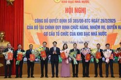 Tinh gọn 63 kho bạc nhà nước cấp tỉnh thành 20 kho bạc nhà nước khu vực