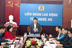 Sẽ công bố Giải thưởng 'Công nhân Nghệ An làm theo lời Bác' dịp Tháng Công nhân