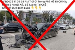 Công an Hà Nội bác tin đồn 5 người tử vong sau va chạm giao thông