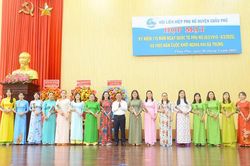 Huyện Châu Phú họp mặt kỷ niệm 115 năm Ngày Quốc tế phụ nữ