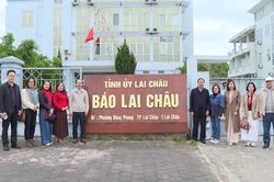 Đoàn công tác Báo Hải Dương thăm, trao đổi kinh nghiệm nghiệp vụ báo chí tại Báo Lai Châu