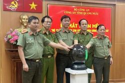 Công an tỉnh Quảng Ngãi ra mắt Phần mềm 'Hệ thống thông tin, chỉ huy từ Công an cấp tỉnh đến Công an cấp xã'