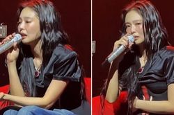 Jennie (BLACKPINK) bật khóc trên sân khấu