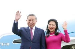 Tổng Bí thư Tô Lâm và Phu nhân lên đường thăm Indonesia và Singapore
