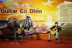 Lắng đọng chương trình hòa nhạc Guitar cổ điển