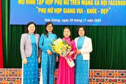 Hiệu quả mô hình tập hợp phụ nữ trên mạng xã hội Facebook